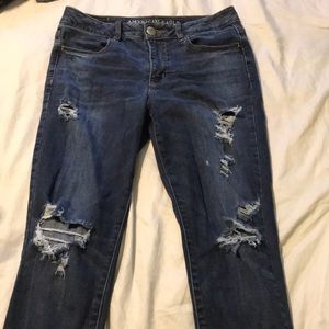 American Eagle Ripped Skinny Jeans